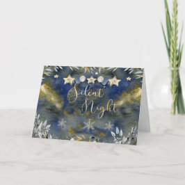 エレガント静かNight Christmas Card シーズンカード