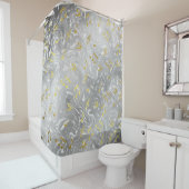 エレガント音符のパターン シャワーカーテン (インサイチュ)