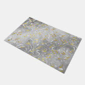 エレガント音符のパターン ドアマット (アングル)