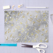 エレガント音符のパターン 薄葉紙 (クラフト)