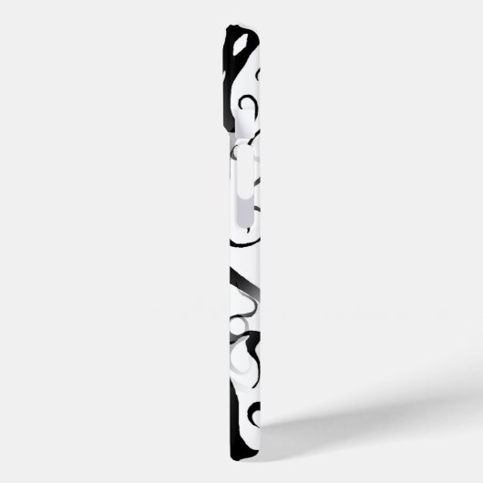 エレガント顔インファイア&フレイムス部族デザイン Case-Mate iPhoneケース (裏面 / 左)