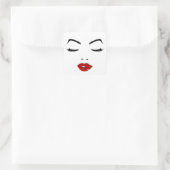 エレガント顔 スクエアシール (バッグ)