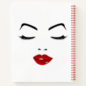 エレガント顔 ノートブック (裏面)