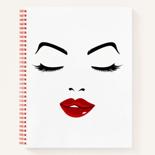 エレガント顔 ノートブック (正面)