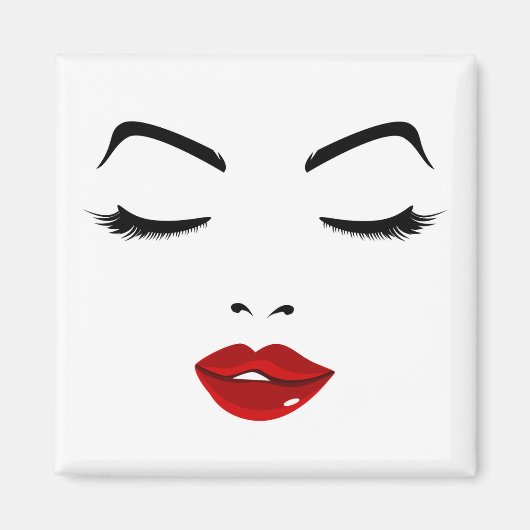 エレガント顔 マグネット (正面)