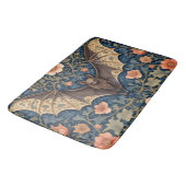 エレガント飛んでいるこうもりウィリアムインスパイアフローラ バスマット (アングル)