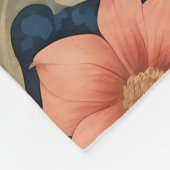 エレガント飛んでいるこうもりウィリアムインスパイアフローラ フリースブランケット (角)