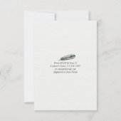 エレガント食べドリンク&ビー結婚した結婚式招待状 招待状 (裏面)