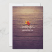 エレガント食べドリンク&ビー結婚した結婚式招待状 招待状 (裏面)