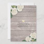 エレガント食べドリンク&ビー結婚した結婚式招待状 招待状 (裏面)