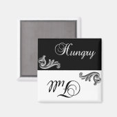 エレガント食べ物を与え/動物磁石 マグネット (正面/裏面)