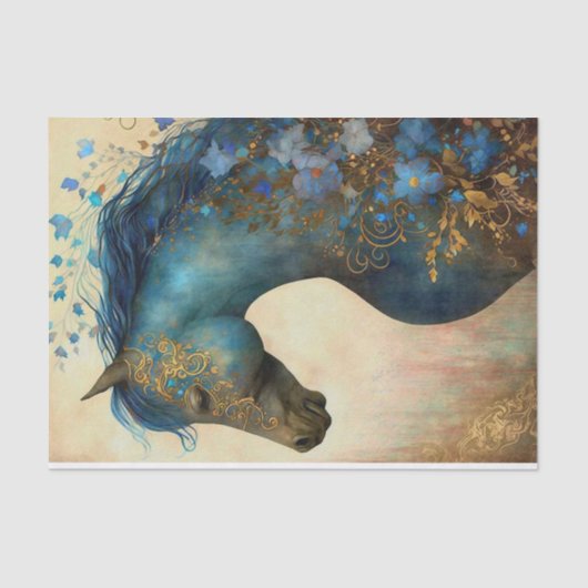 エレガント馬 薄葉紙 (正面)