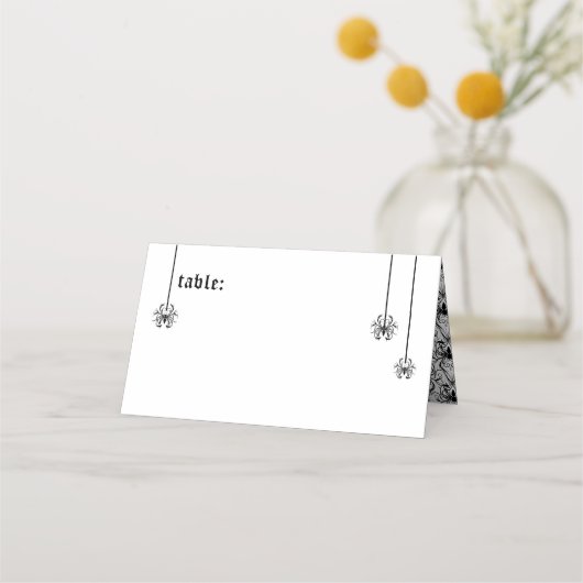 エレガント骨結婚類 プレイスカード (正面)