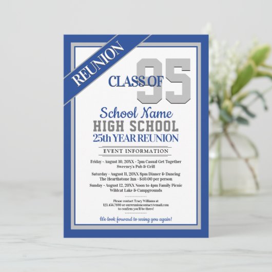 エレガント高フォーマル校懇親会招待状 招待状 (スタンド正面)