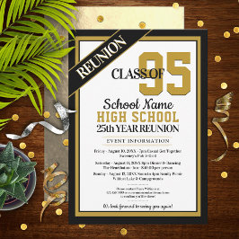 エレガント高フォーマル校懇親会招待状 招待状