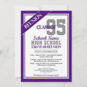 エレガント高フォーマル校懇親会招待状 招待状 (正面)