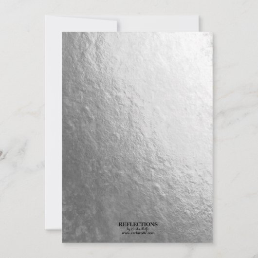 エレガント高フォーマル校懇親会招待状 招待状 (裏面)