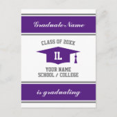 エレガント高校卒業写真 案内ポストカード (正面)