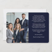 エレガント高級ホーム実在エステートロゴ写真 シーズンカード (裏面)