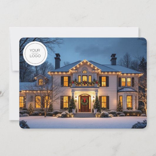 エレガント高級ホーム実在エステートロゴ写真 シーズンカード (正面)