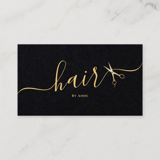 エレガント髪型結婚リスト 名刺 (正面)