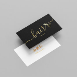 エレガント髪型結婚リスト 名刺