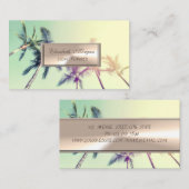 エレガント魅力的プロフェッショナル 名刺 (正面/裏面)