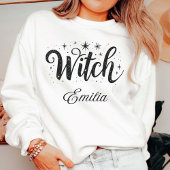"エレガント魔女"名前をカスタムするハロウィン書道 Tシャツ