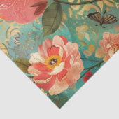 エレガント鮮やかカラフルフローラ 薄葉紙 (詳細)