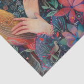 エレガント鮮やかカラフルフローラ 薄葉紙 (詳細)