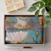 エレガント鮮やかカラフルフローラ 薄葉紙 (ギフト)