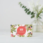 エレガント鮮やかフローラ 名刺 (スタンド正面)