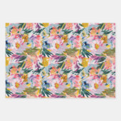 エレガント鮮やか抽象芸術 ラッピングペーパーシート (正面)