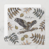 エレガント鳥自然感謝していの署名 (正面/裏面)