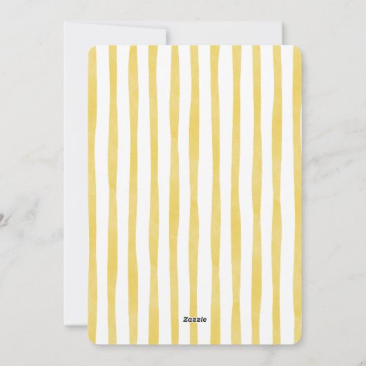 エレガント黄地中海のレモ結婚ン シーズンカード (裏面)