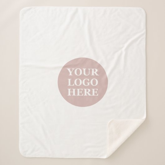 エレガント黒お洒落QRコード シェルパブランケット (正面)