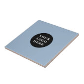 エレガント黒お洒落QRコード タイル (側面)