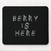 エレガント黒お洒落QRコード マウスパッド (正面)