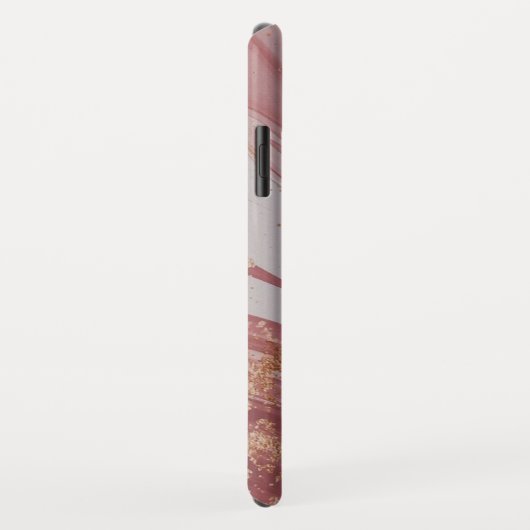 エレガント黒お洒落QRコード Case-Mate iPhoneケース (裏面/右)