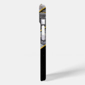 エレガント黒ユニーク色 Case-Mate iPhoneケース (裏面 / 左)