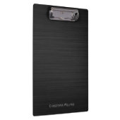 エレガント黒孔パーソナライズされた金 クリップボード (右)