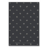 エレガント黒板結婚素朴のテーブル番号 テーブルナンバー (裏面)