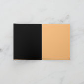 エレガント黒猫ハッピーハローウィン カード (内部)