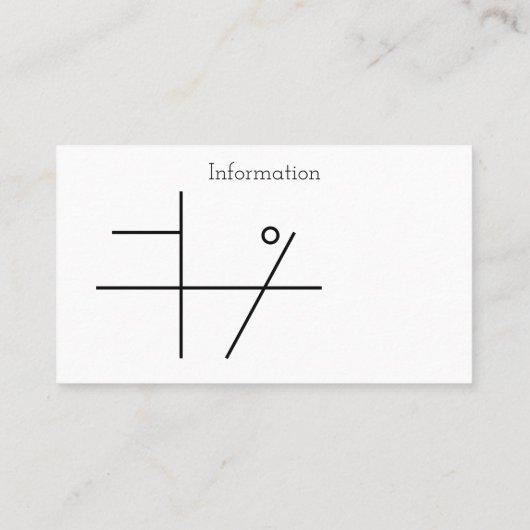 エレガント黒猫ハロウィーン招待状 名刺 (裏面)