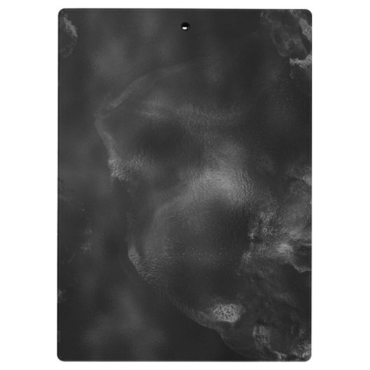 エレガント黒金ゴールド銀幾何学模様 クリップボード (裏面)