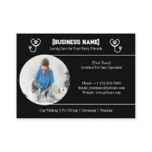 エレガント黒（カスタマイズ可能なPhoto Pet Care）