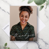 エレガント1枚の写真を作成感謝していする ポストカード