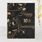 エレガント10周年 カード (黄色い花)