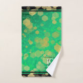 エレガント19日ジェイド結婚記念日 バスタオルセット (ハンドタオル)