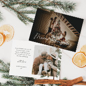 エレガント2モダン光水色クリスマス シーズンカード